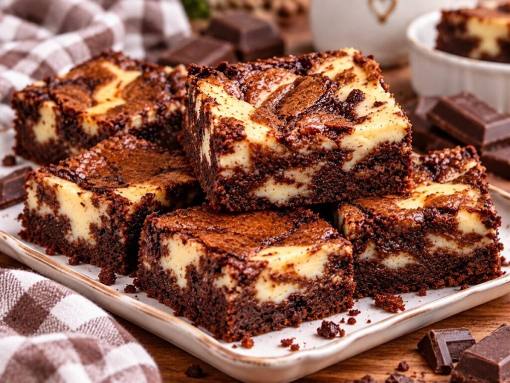 Brownies al cioccolato e ricotta
