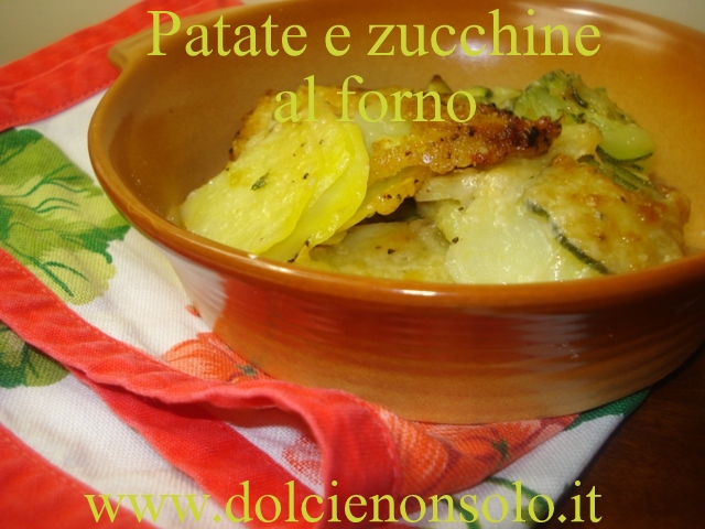 patate e zucchine al forno