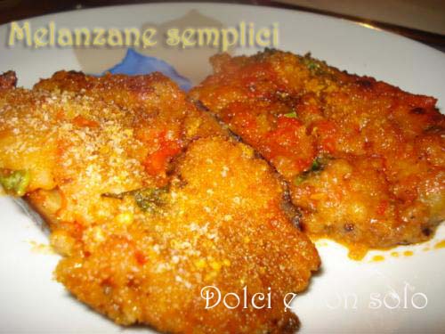 melanzane semplici melanzane semplici - contorno delicato