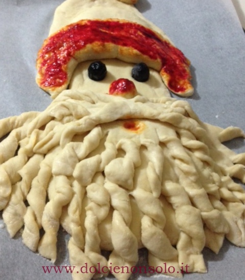 Babbo Natale in pasta di pane