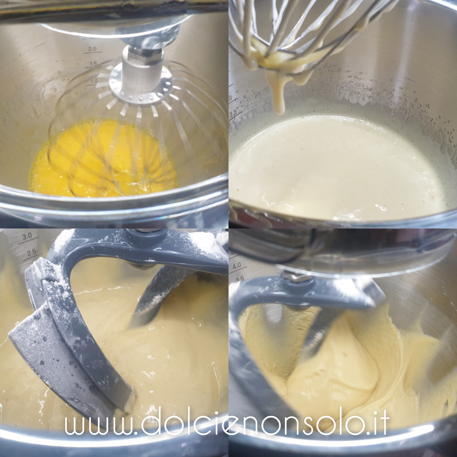 fasi di preparazione torta versata alla nutella