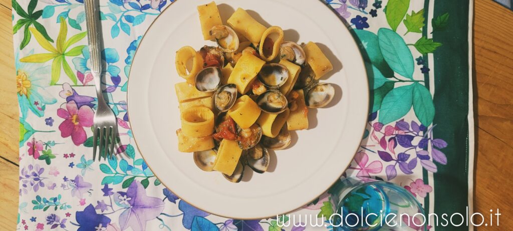 pasta ai frutti di mare e orata