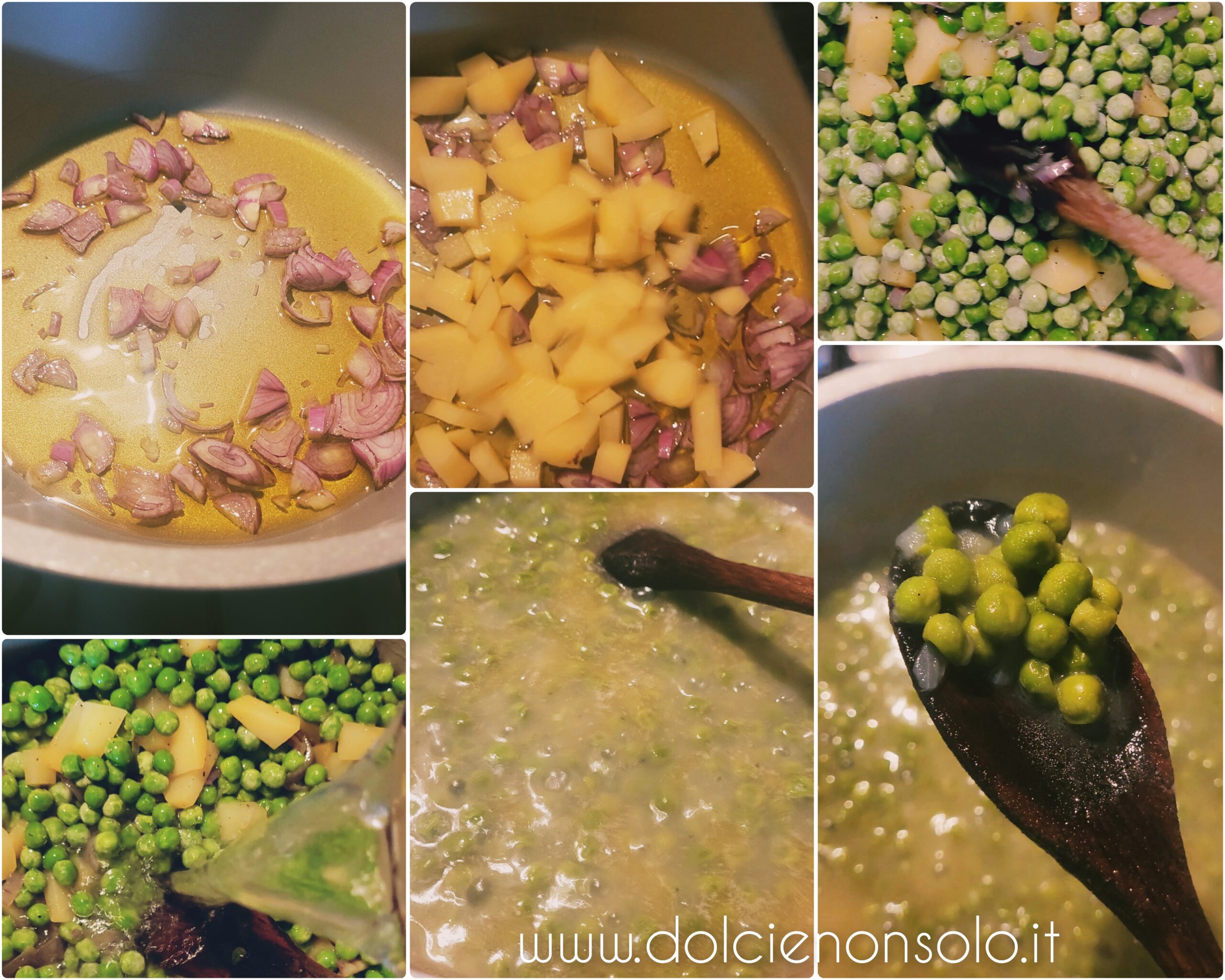 cottura patate e piselli cottura patate e piselli