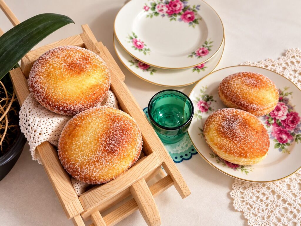 Krapfen di patate con crema