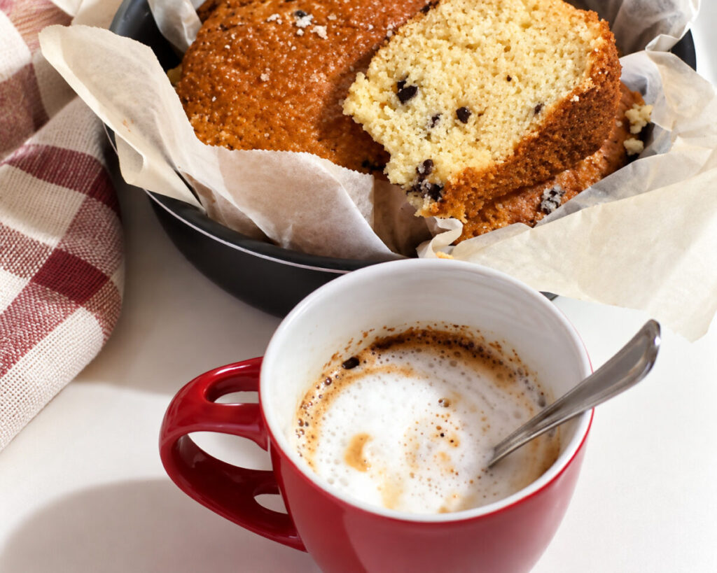 Torta al mascarpone e gocce di cioccolato