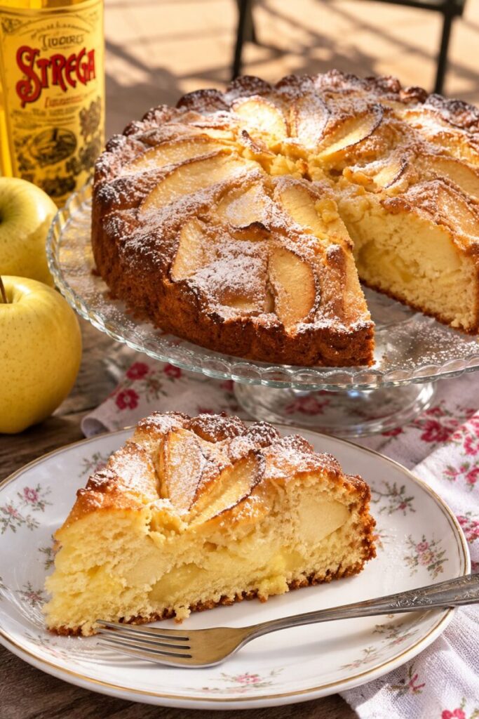 Torta di mele e Strega morbida e profumata
